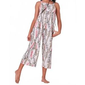 NEW SUBMARINE just jump jumpsuit in tropical white